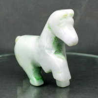 169.72 Carats Natural Jade Horse Carving at PristineAuction.com