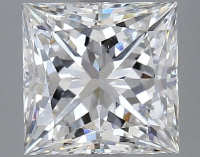 2.82 Carats Lab Grown Diamond Loose F, VS2 | $4,000 Estimated Retail Value (UGL & IGI Certs) | Princess Cut at PristineAuction.com
