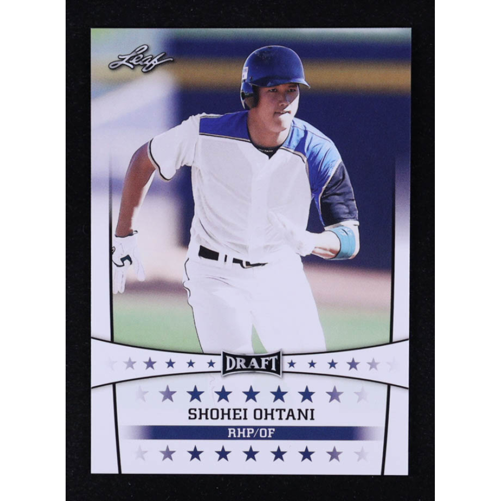 Shohei Ohtani 2018 Leaf Ohtani Draft Stars #ST01 RC at PristineAuction.com
