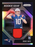 Drake Maye 2024 Panini Prizm Rookie Gear #6 RC at PristineAuction.com