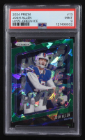 Josh Allen 2024 Panini Prizm Hype Prizms Green Ice #13 (PSA 9) at PristineAuction.com