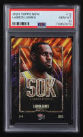 LeBron James 2024-25 Topps Now #12 (PSA 10) at PristineAuction.com
