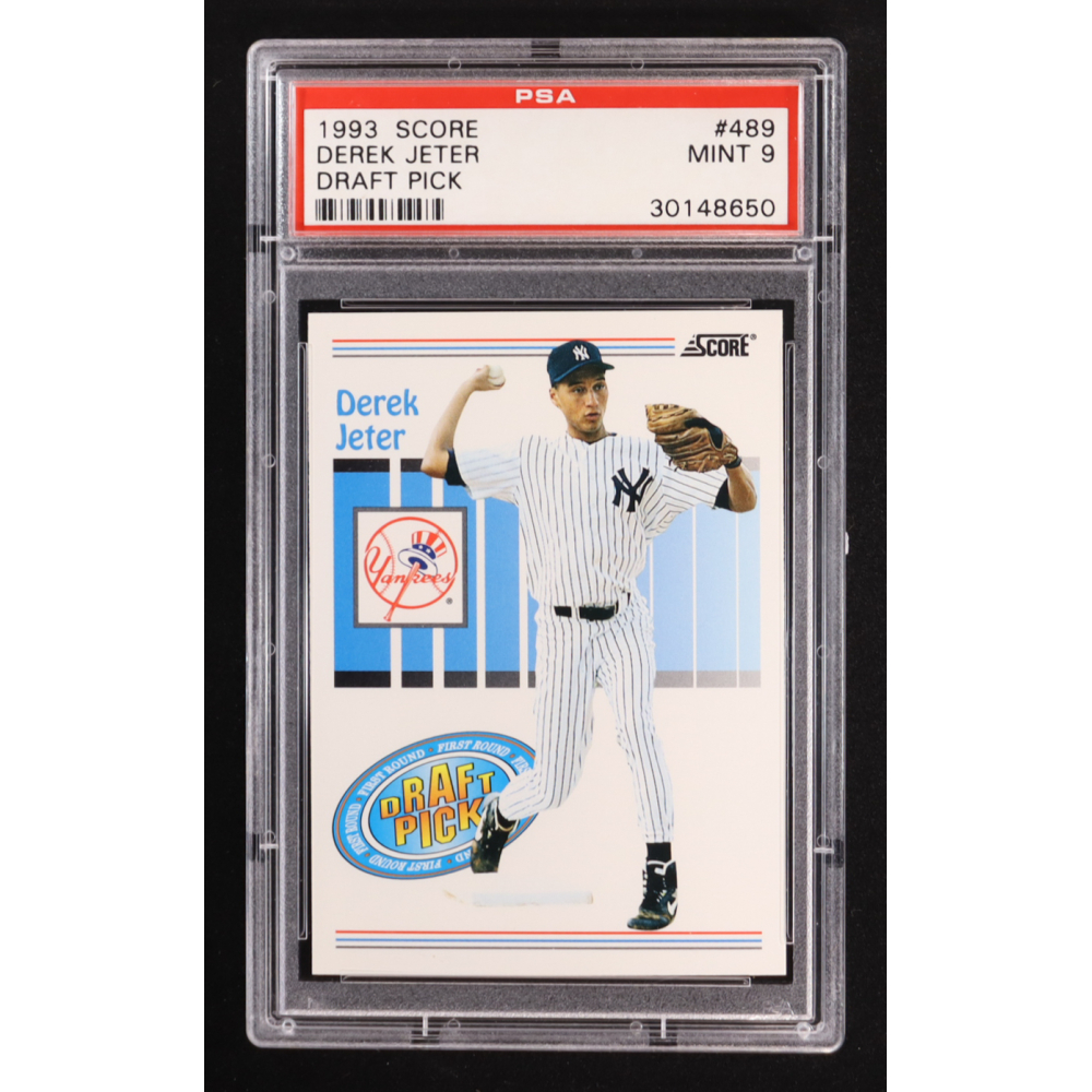Derek Jeter 1993 Score Draft Pick #489 RC (PSA 9) at PristineAuction.com