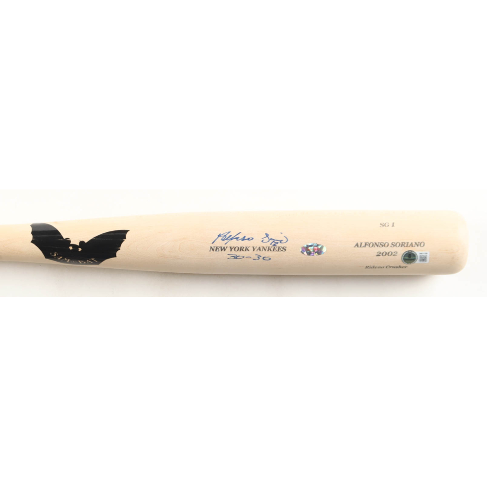 Alfonso Soriano Signed Sam Bat Player Model Baseball Bat Inscribed "30-30" (Beckett) at PristineAuction.com