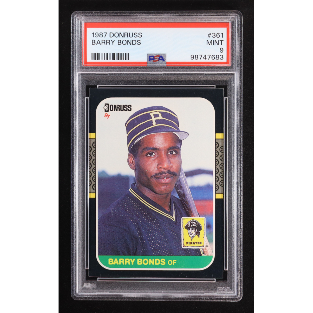 Barry Bonds 1987 Donruss #361 RC (PSA 9) at PristineAuction.com