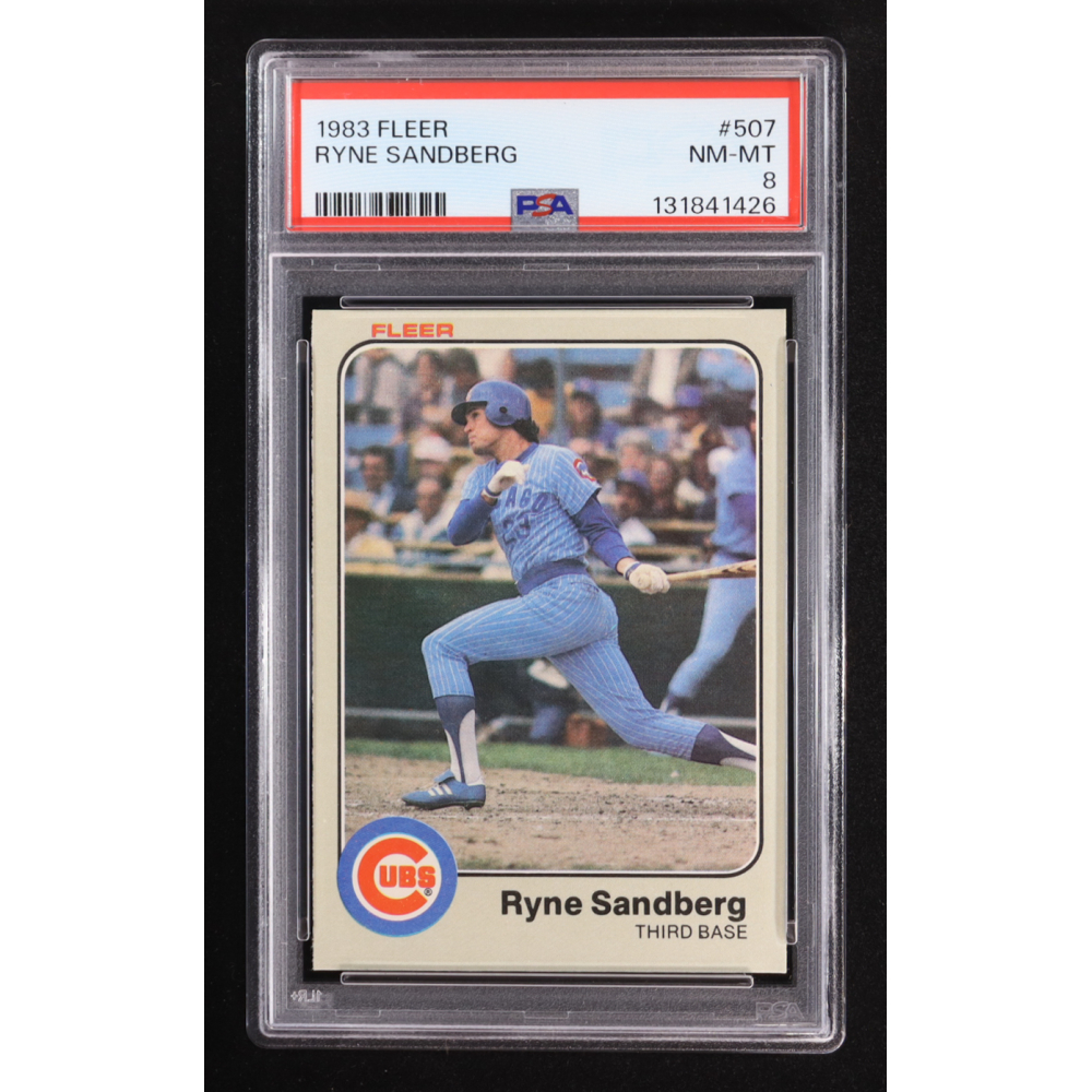 Ryne Sandberg 1983 Fleer #507 RC (PSA 8) at PristineAuction.com