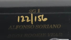 Alfonso Soriano Signed LE Sam Bat 2001 Rookie Year Player Model Baseball Bat (Beckett) at PristineAuction.com Alfonso Soriano Signed LE Sam Bat 2001 Rookie Year Player Model Baseball Bat (Beckett) at PristineAuction.com