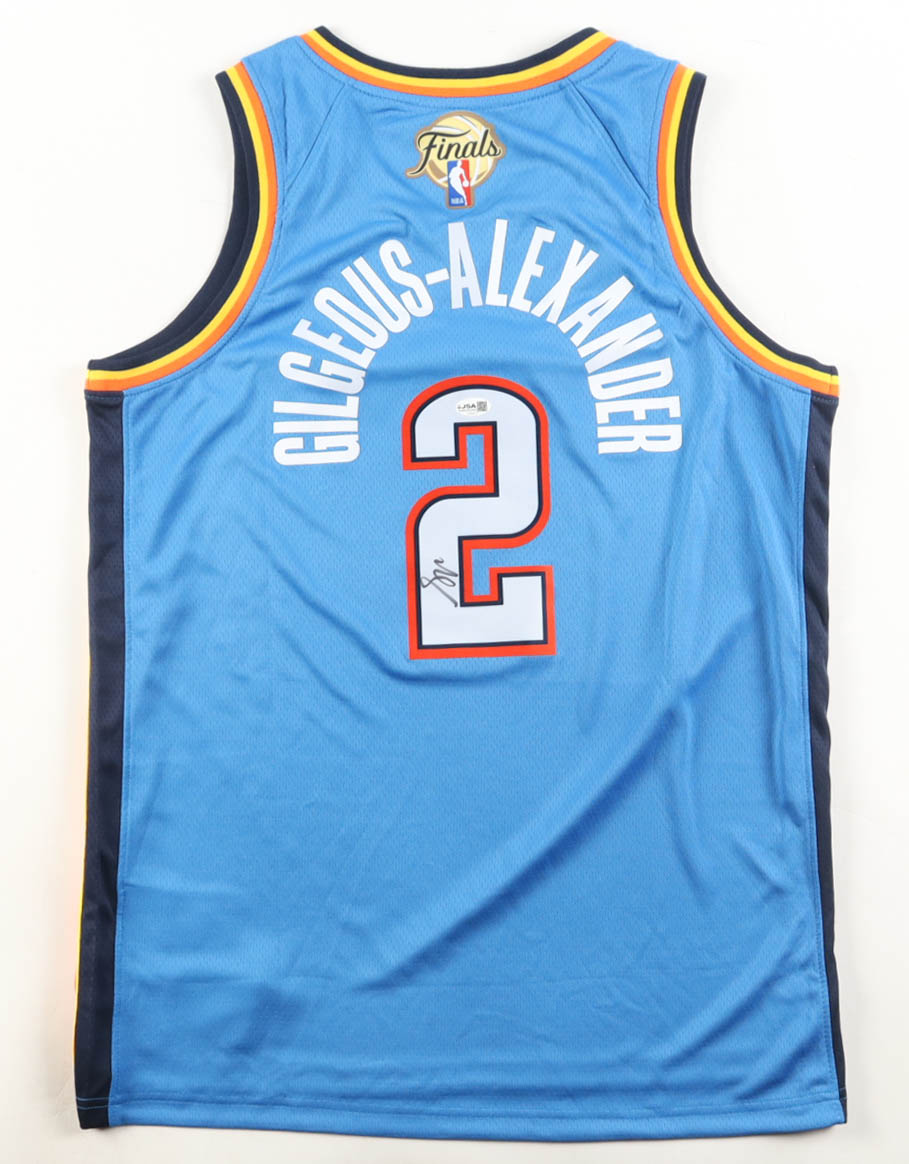 Shai Gilgeous-Alexander Signed Thunder Nike Authentic Jersey (JSA) at PristineAuction.com Shai Gilgeous-Alexander Signed Thunder Nike Authentic Jersey (JSA) at PristineAuction.com