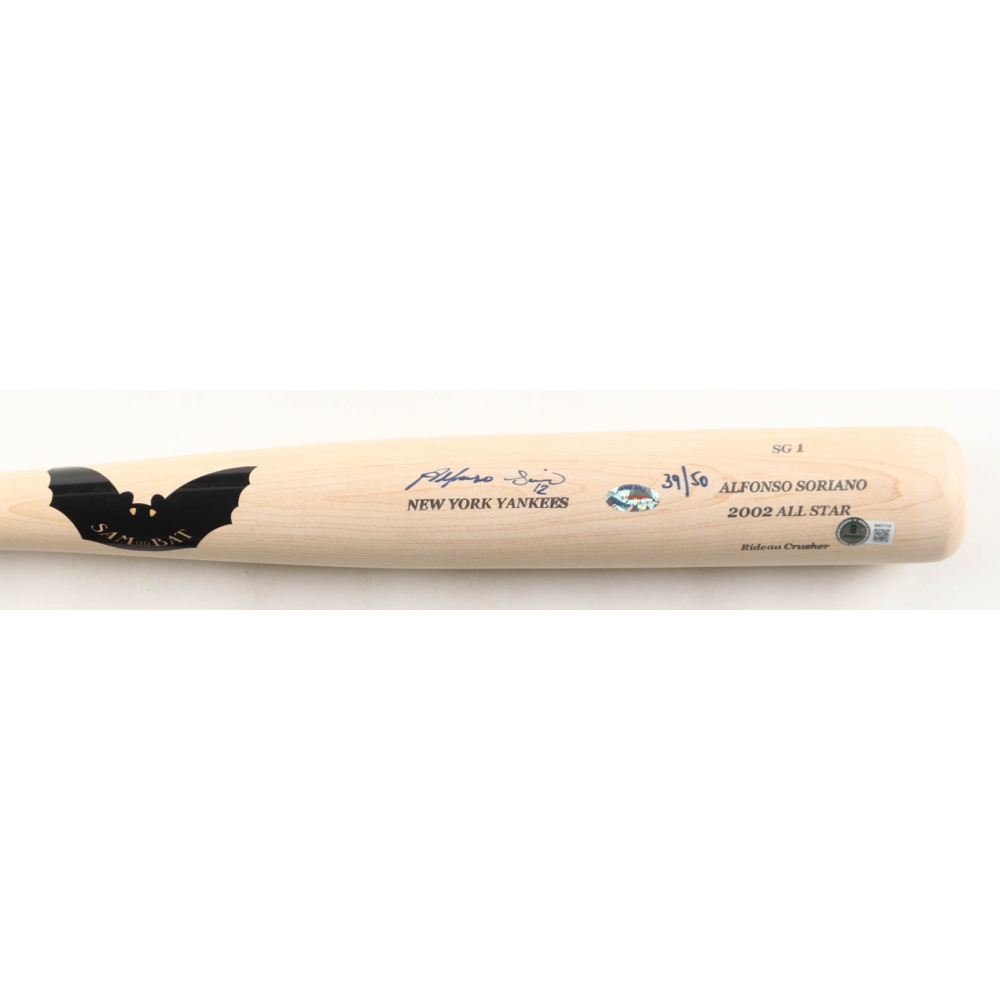 Alfonso Soriano Signed LE Sam Bat 2002 All-Star Player Model Baseball Bat (Beckett) at PristineAuction.com