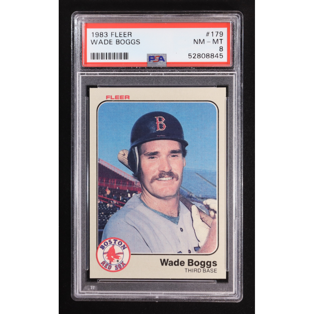 Wade Boggs 1983 Fleer #179 RC (PSA 8) at PristineAuction.com
