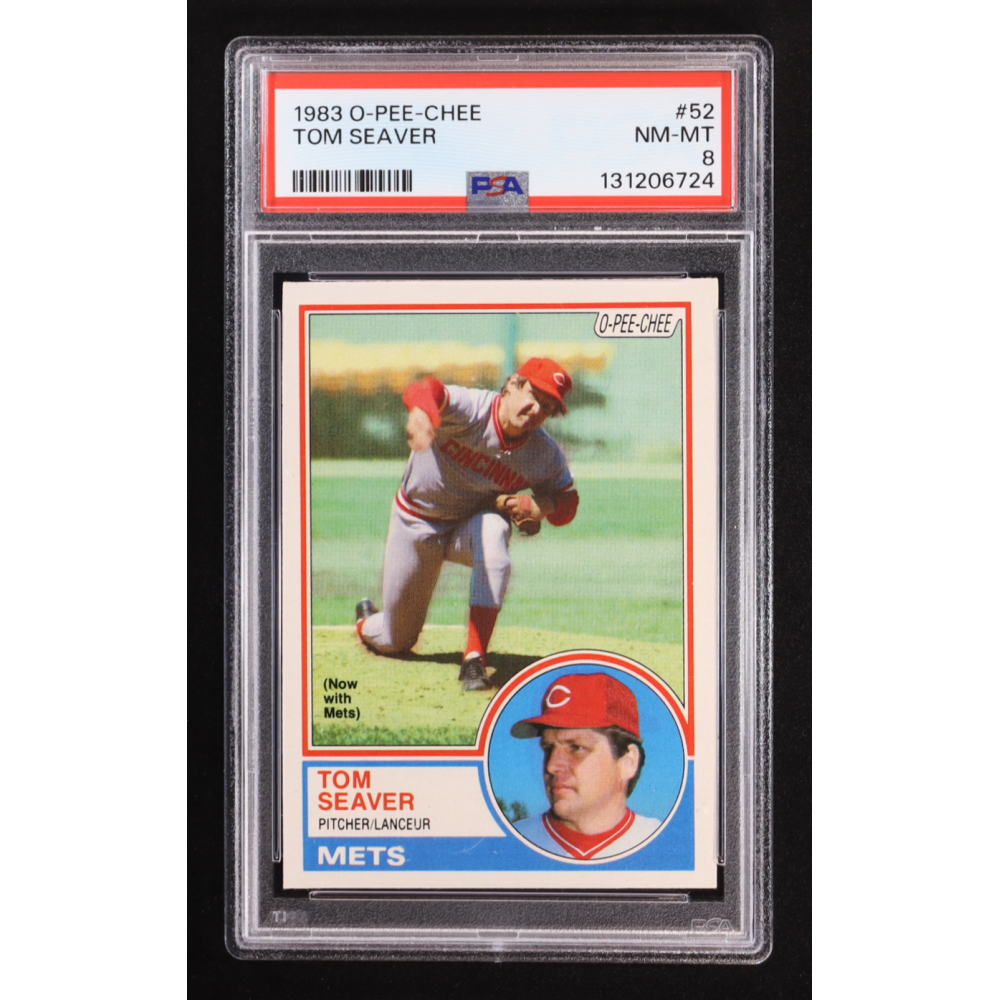 Tom Seaver 1983 O-Pee-Chee #52 (PSA 8) at PristineAuction.com