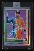Josh Berry Signed 2025 Donruss Optic Holo #85 at PristineAuction.com