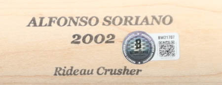 Alfonso Soriano Signed Sam Bat Player Model Baseball Bat Inscribed "30-30" (Beckett) at PristineAuction.com Alfonso Soriano Signed Sam Bat Player Model Baseball Bat Inscribed "30-30" (Beckett) at PristineAuction.com