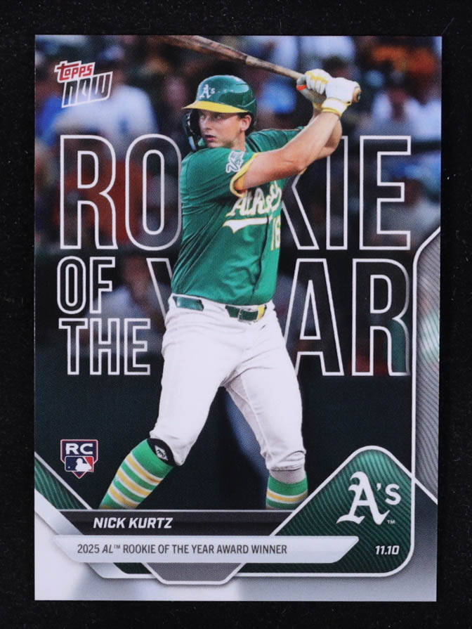 Nick Kurtz 2025 Topps Now Rookie of the Year #OS2 RC at PristineAuction.com Nick Kurtz 2025 Topps Now Rookie of the Year #OS2 RC at PristineAuction.com