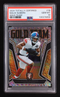 Malik Nabers 2024 Panini Totally Certified Gold Team #18 RC (PSA 10) at PristineAuction.com