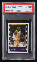 LeBron James 2019-20 Panini Stickers #365 (PSA 10) at PristineAuction.com