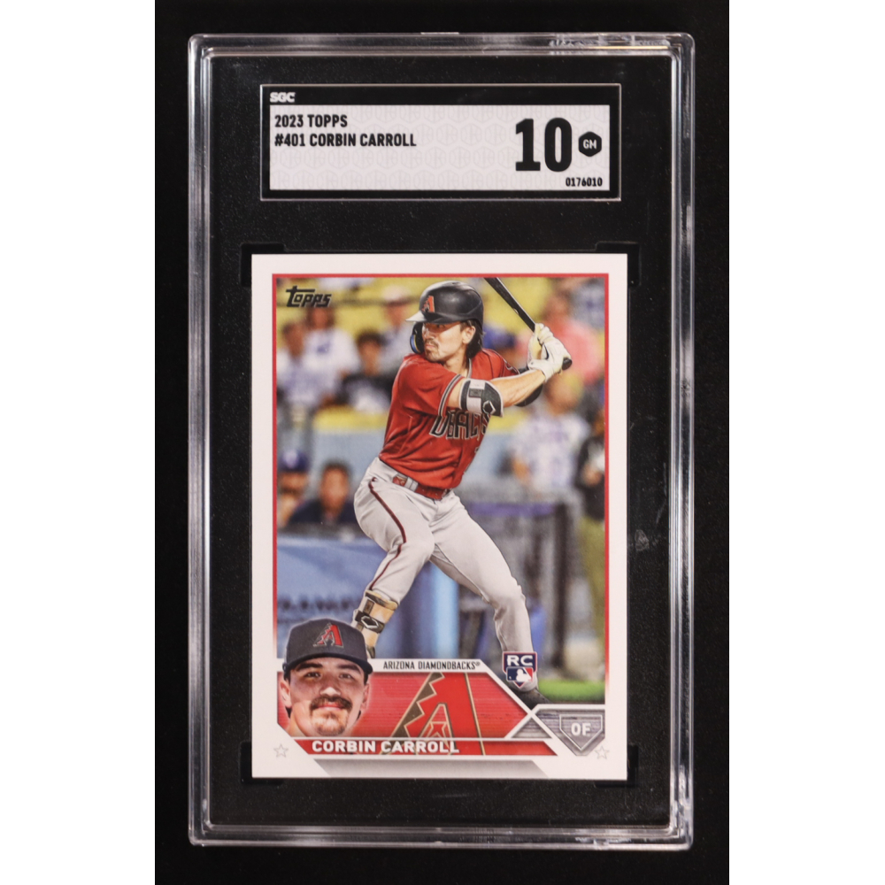 Corbin Carroll 2023 Topps #401 RC (SGC 10) at PristineAuction.com