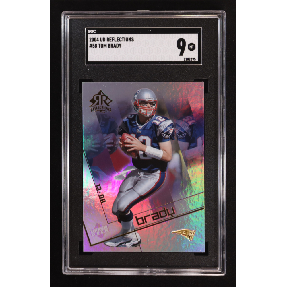 Tom Brady 2004 Upper Deck Reflections #58 (SGC 9) at PristineAuction.com