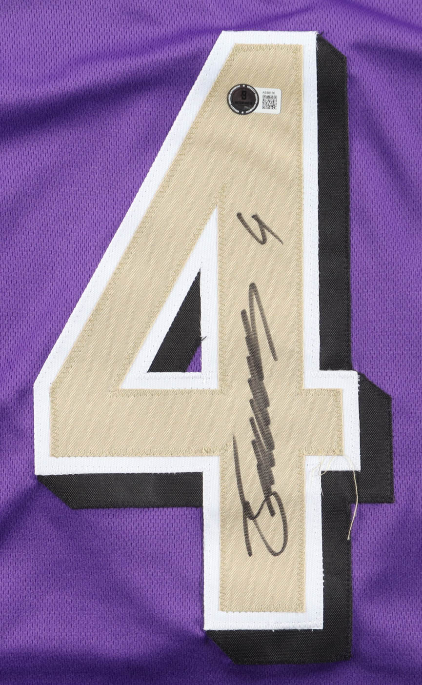 Zay Flowers Signed Jersey (Beckett) at PristineAuction.com Zay Flowers Signed Jersey (Beckett) at PristineAuction.com