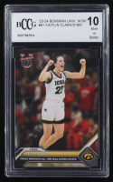 Caitlin Clark 2023-24 Bowman University Now #61 RC (BCCG 10) at PristineAuction.com