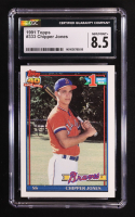 Chipper Jones 1991 Topps #333 RC (CGC 8.5) at PristineAuction.com