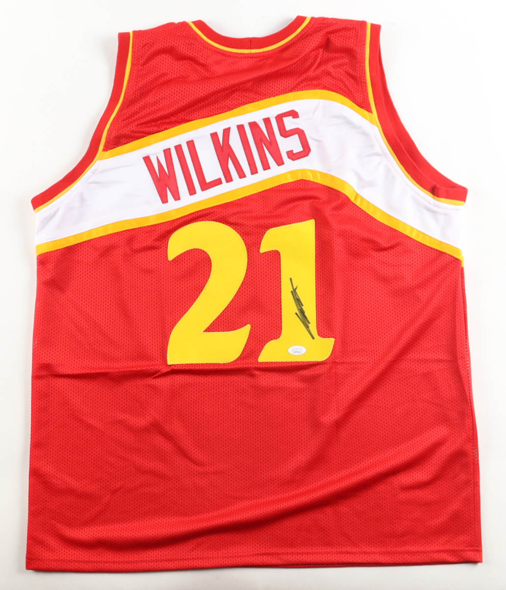 Dominique Wilkins Signed Jersey (JSA) at PristineAuction.com Dominique Wilkins Signed Jersey (JSA) at PristineAuction.com