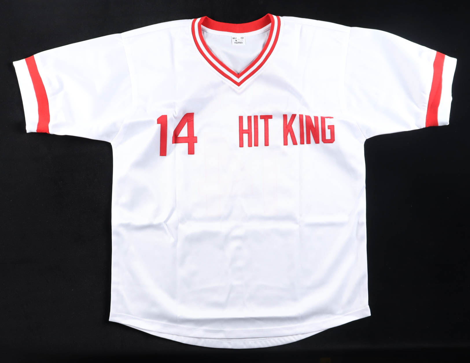 Pete Rose Signed Jersey (Rose & JSA) at PristineAuction.com Pete Rose Signed Jersey (Rose & JSA) at PristineAuction.com