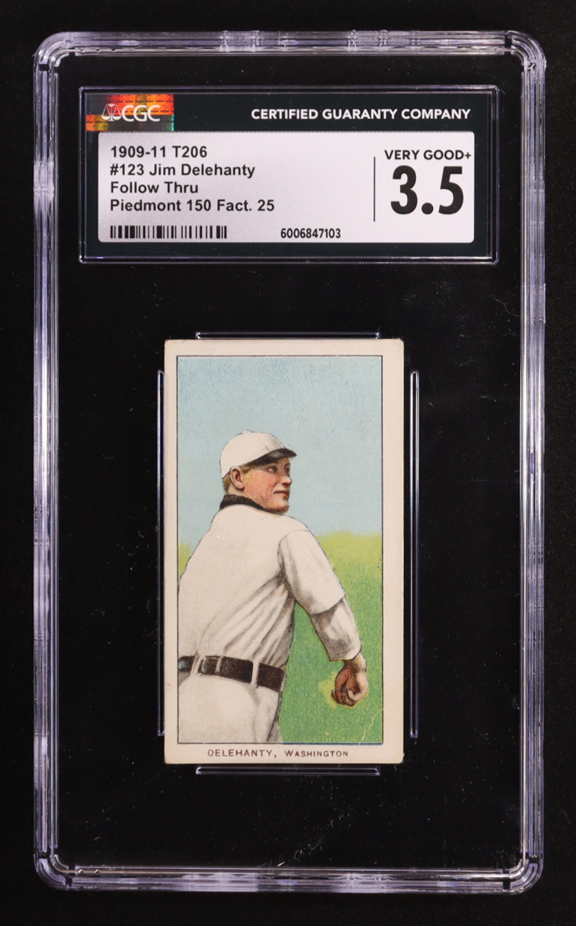 Jim Delehanty 1909-11 T206 #123 (CGC 3.5) at PristineAuction.com Jim Delehanty 1909-11 T206 #123 (CGC 3.5) at PristineAuction.com