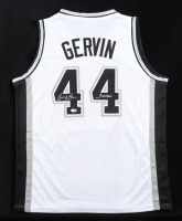 George Gervin Signed Jersey Inscribed "Iceman" (JSA) at PristineAuction.com