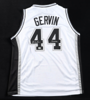 George Gervin Signed Jersey Inscribed "Iceman" (JSA) at PristineAuction.com