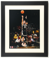 Trae Young Signed LE Hawks Custom Framed Photo Display (Panini) at PristineAuction.com