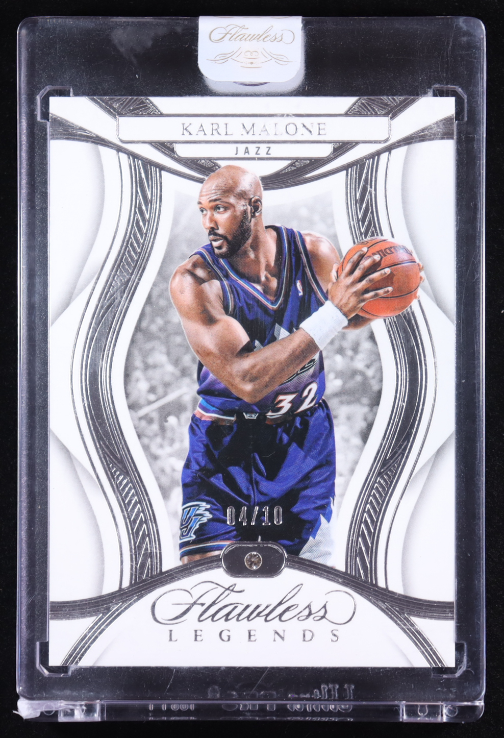 Karl Malone 2024-25 Panini Flawless #112 #04/10 at PristineAuction.com Karl Malone 2024-25 Panini Flawless #112 #04/10 at PristineAuction.com