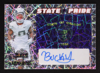 Bucky Irving 2024 Leaf Metal State Pride Autographs Laser Silver #SPBI1 #5/6 at PristineAuction.com