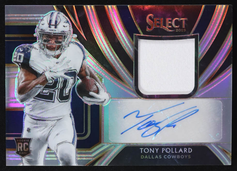 Tony Pollard 2019 Select Rookie Signature Memorabilia Prizm #36 #119/199 RC at PristineAuction.com Tony Pollard 2019 Select Rookie Signature Memorabilia Prizm #36 #119/199 RC at PristineAuction.com