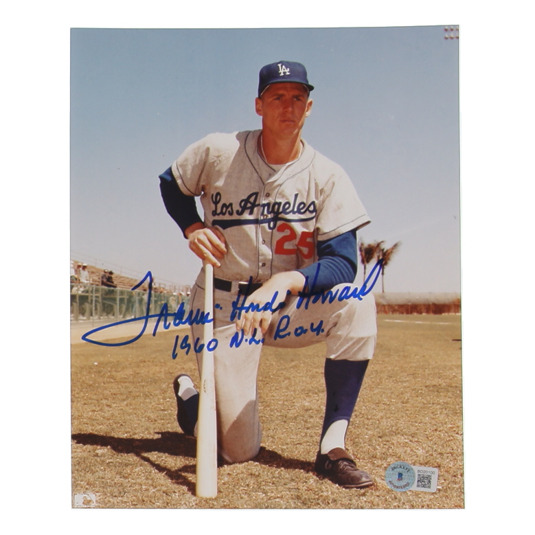 Frank Howard Signed Dodgers 8x10 Photo Inscribed "1960 N.L. R.O.Y." (Beckett) at PristineAuction.com Frank Howard Signed Dodgers 8x10 Photo Inscribed "1960 N.L. R.O.Y." (Beckett) at PristineAuction.com