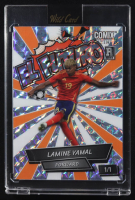 Lamine Yamal 2024 Wild Card Comix Platinum EL FUTURO! Silver White & Orange Mosaic #ACEF-LY07 #1/1 RC at PristineAuction.com
