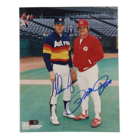 Nolan Ryan & Pete Rose Signed 8x10 Photo (AIV) at PristineAuction.com