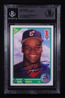 Frank Thomas Signed 1990 Score #663 RC (BGS) at PristineAuction.com