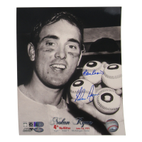 Nolan Ryan & Ellie Rodriguez Signed 8x10 Photo (AIV & Ryan) at PristineAuction.com