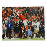Cj Daniels Signed Miami Hurricanes 8x10 Photo (JSA) at PristineAuction.com