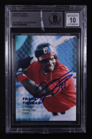 Frank Thomas Signed 1990 Rookies Superstars #11 RC (BGS | Autograph Graded BGS 10) at PristineAuction.com