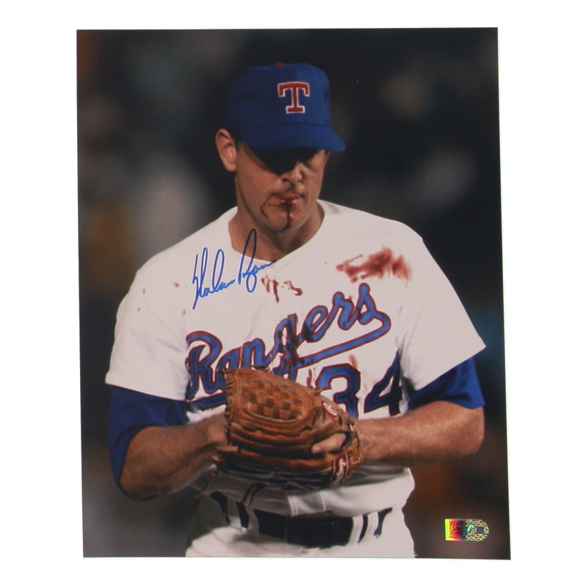 Nolan Ryan Signed Rangers 8x10 Photo (AIV) at PristineAuction.com Nolan Ryan Signed Rangers 8x10 Photo (AIV) at PristineAuction.com