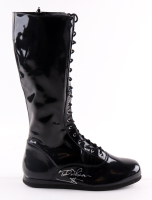 Ted DiBiase Signed Wrestling Boot (Schwartz) at PristineAuction.com