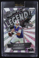 Josh Allen 2025 Wild Card Comix LEGEND! Silver White Mojo #ACLBK-JA #1/1 at PristineAuction.com