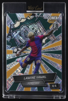 Lamine Yamal 2024 Wild Card Comix Platinum KOPA! Silver Orange & Black Cross Hatch Foil #ACKA-LY03 #4/4 RC at PristineAuction.com