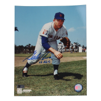 Galen Cisco Signed Mets 8x10 Photo Inscribed "62 Mets" (AIV) at PristineAuction.com