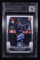 Julio Rodriguez Signed 2023 Bowman #96 (BGS | Autograph Graded BGS 10) at PristineAuction.com