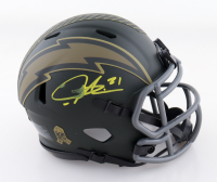 LaDainian Tomlinson Signed Chargers Salute to Service Alternate Speed Mini Helmet (Beckett) at PristineAuction.com