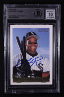 Frank Thomas Signed 1993 Topps Gold #150 (BGS | Autograph Graded BGS 10) at PristineAuction.com
