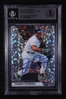 Frank Thomas Signed 2021 Panini Mosaic Quick Pitch Silver #29 (BGS) at PristineAuction.com